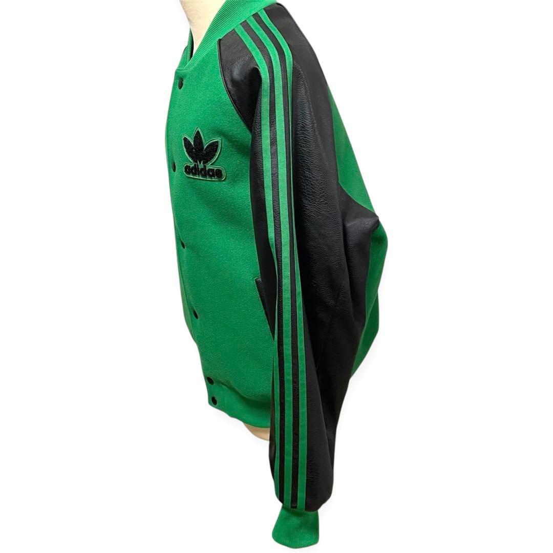 adidas スタジャン　グリーン　【美品】　ボンバージャケット　アディダス