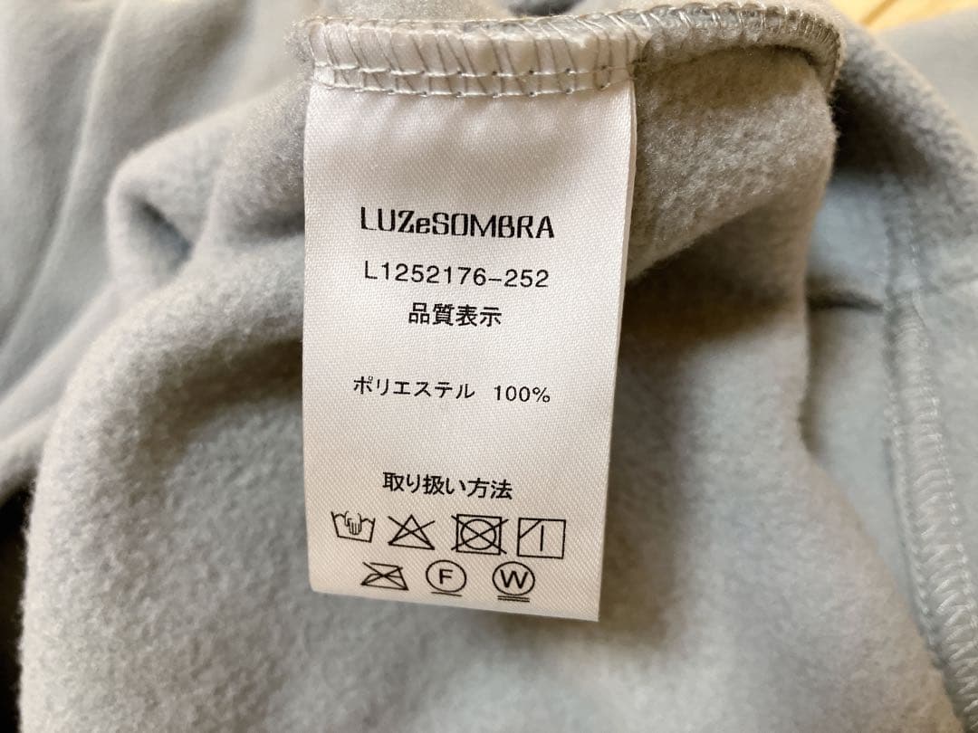 【美品】ルースイソンブラ　LUZeSOMBRA フリース　パーカー　S
