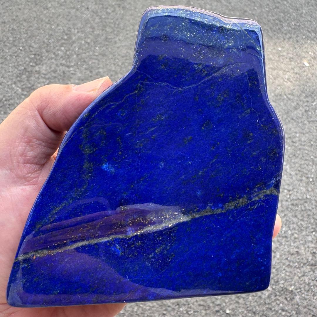 ☆ラピスラズリ☆5A☆金運☆約1060g☆アフガニスタン産☆天然無着色☆磨き原石