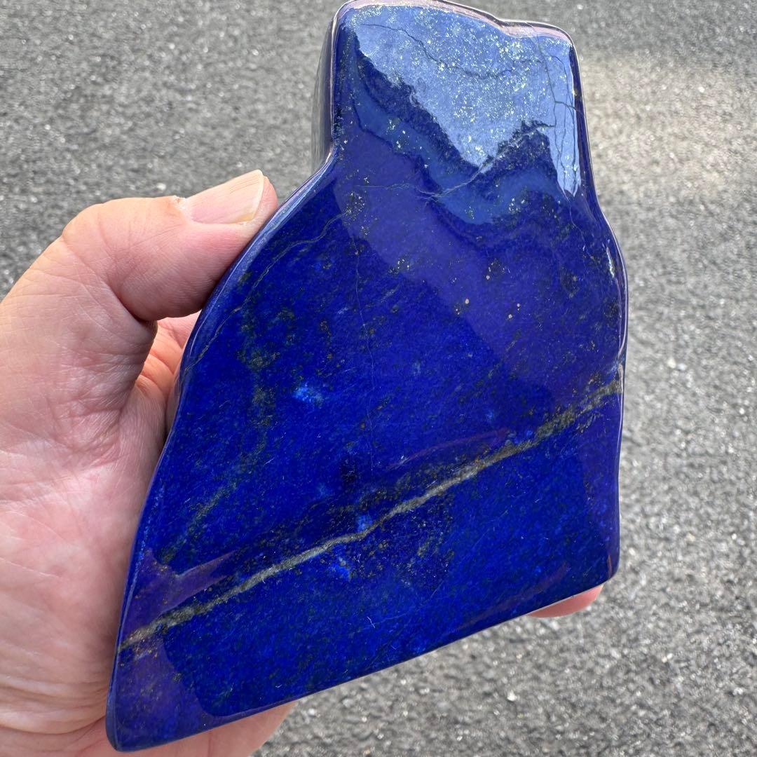 ☆ラピスラズリ☆5A☆金運☆約1060g☆アフガニスタン産☆天然無着色☆磨き原石