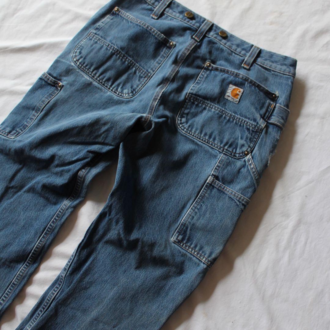 ［最高雰囲気］Carhartt ダブルニー ペインターパンツ 33×30 デニム