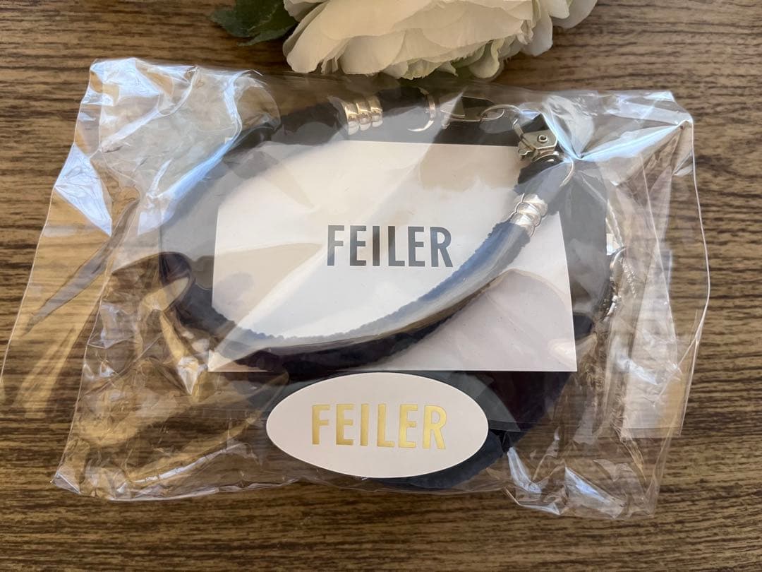 フェイラー ハートポーチネイビー