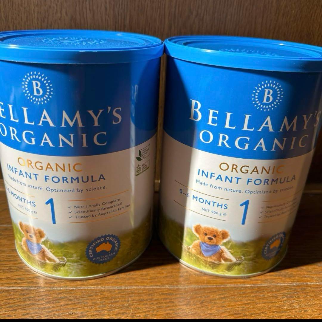 Bellamy's Organic 900g 0-6ヶ月用 2缶セット