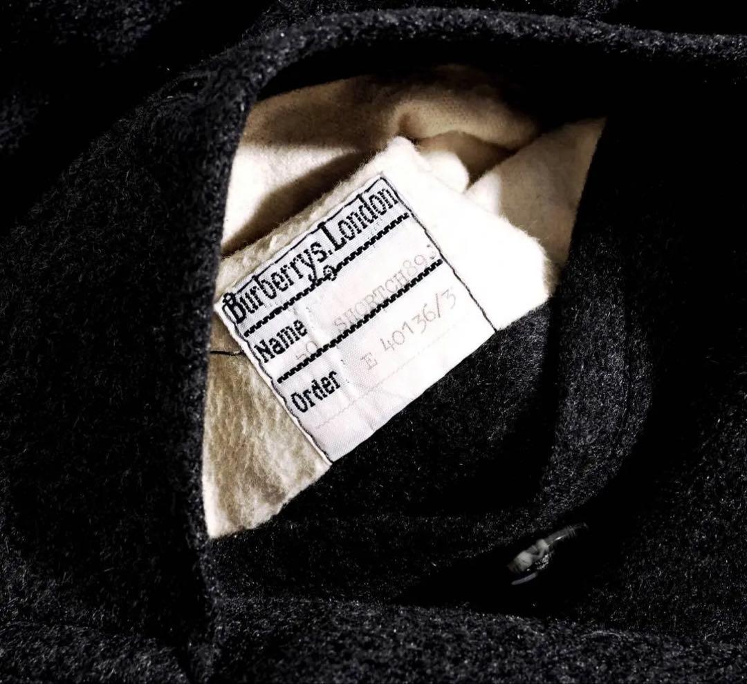 80s BURBERRY カシミヤ 100% コート 50