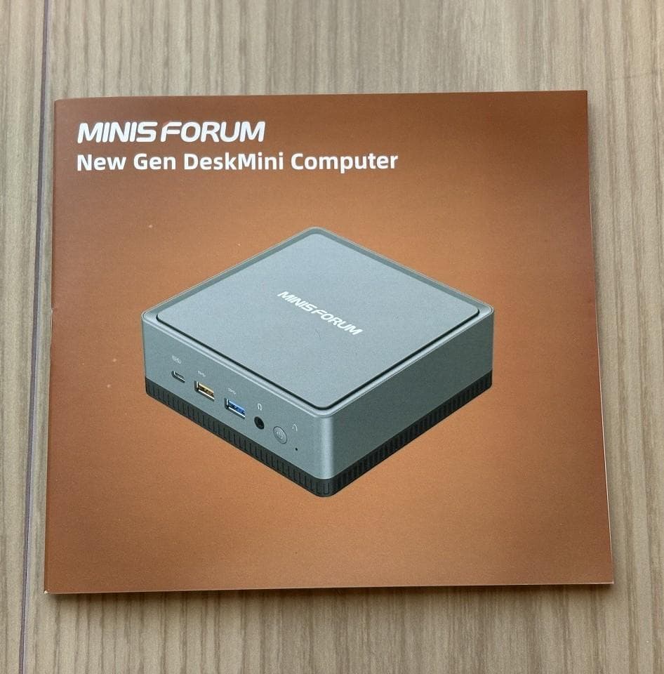 ミニPC MINISFORUM DeskMini Series UM350