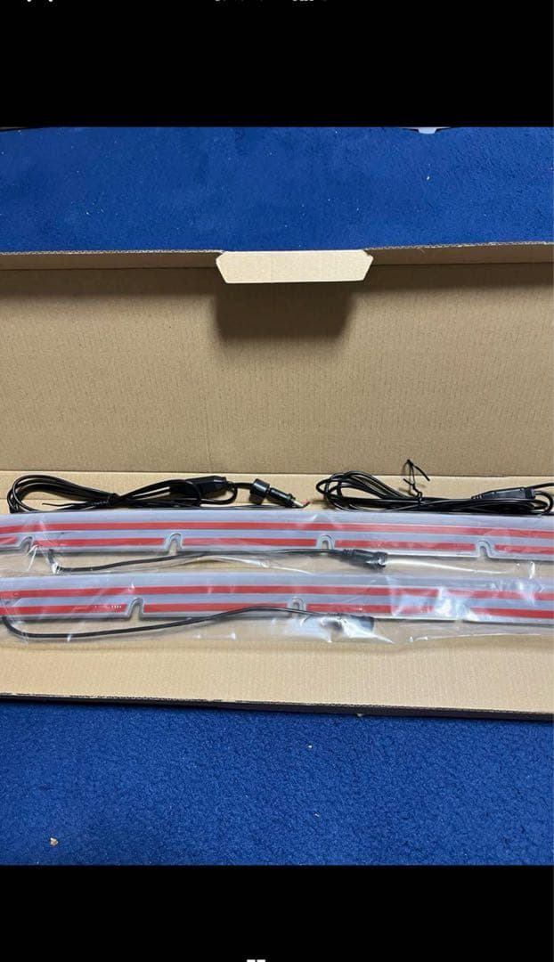 新品ヴェルファイア 20系後期 フロントバンパーLEDグリルガーニッシュ