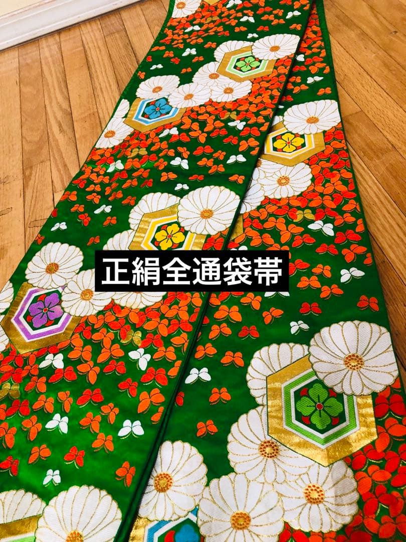 七五三七歳‼人気赤地に桜尽くし金箔煌びやか際立つ❤️完全フルセット安心