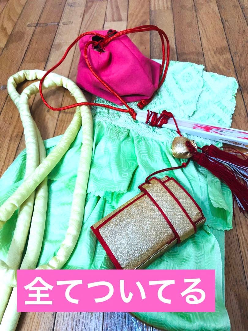 七五三七歳‼人気赤地に桜尽くし金箔煌びやか際立つ❤️完全フルセット安心