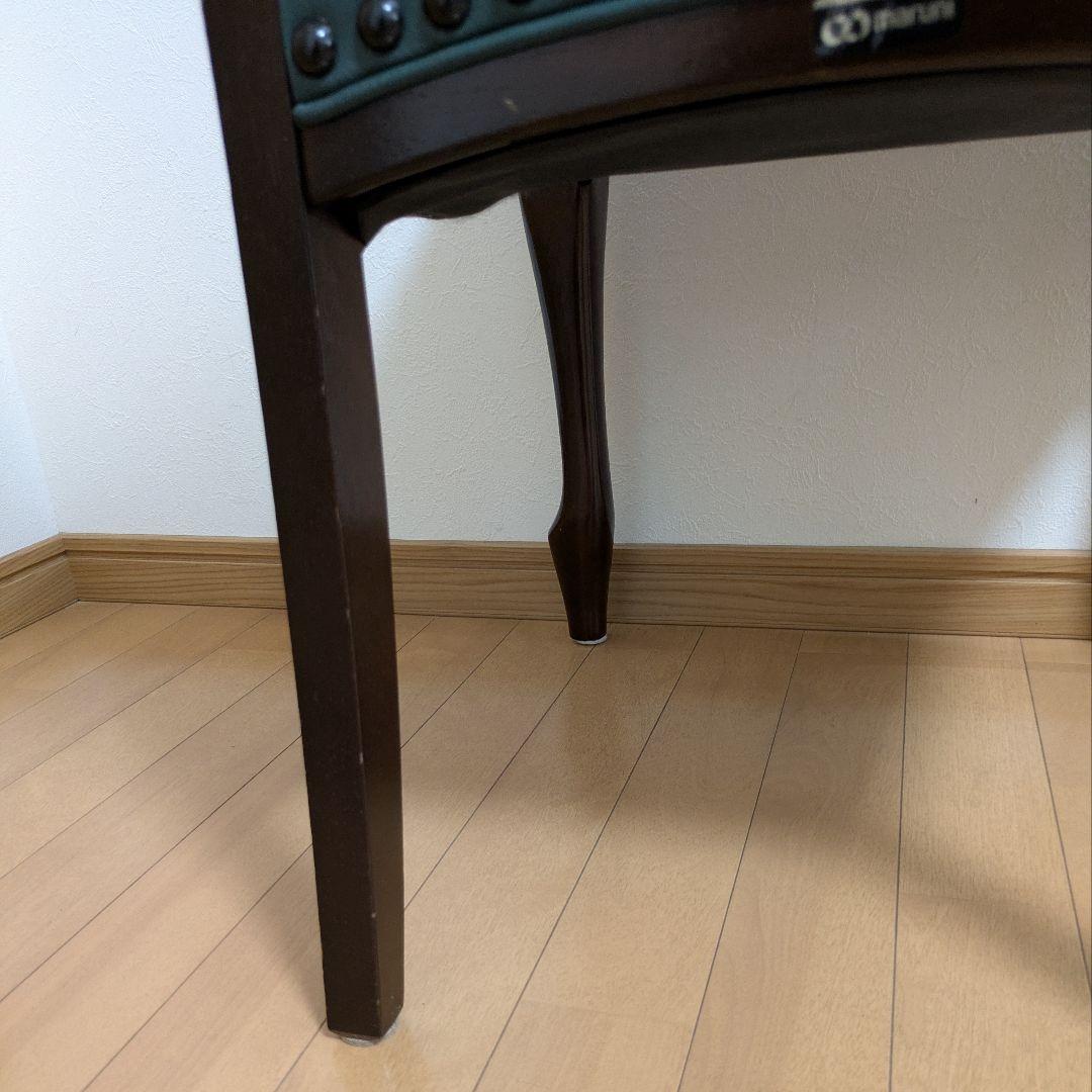 maruni マルニ ダイニングチェア ベルサイユチェア 猫脚 籐 ハイバック④