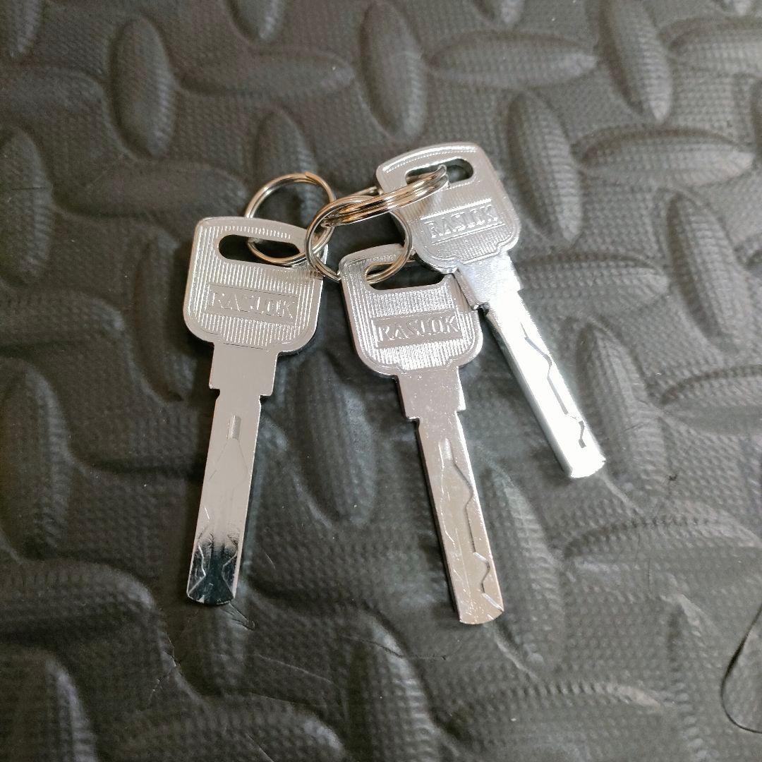 【送料込み】★本革製★スバル純正★ステアリングロック★キー3本付★