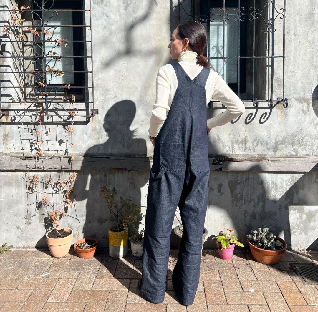 美品✨marihojaマリホジャ オリジナル リジッドデニムオーバーオール