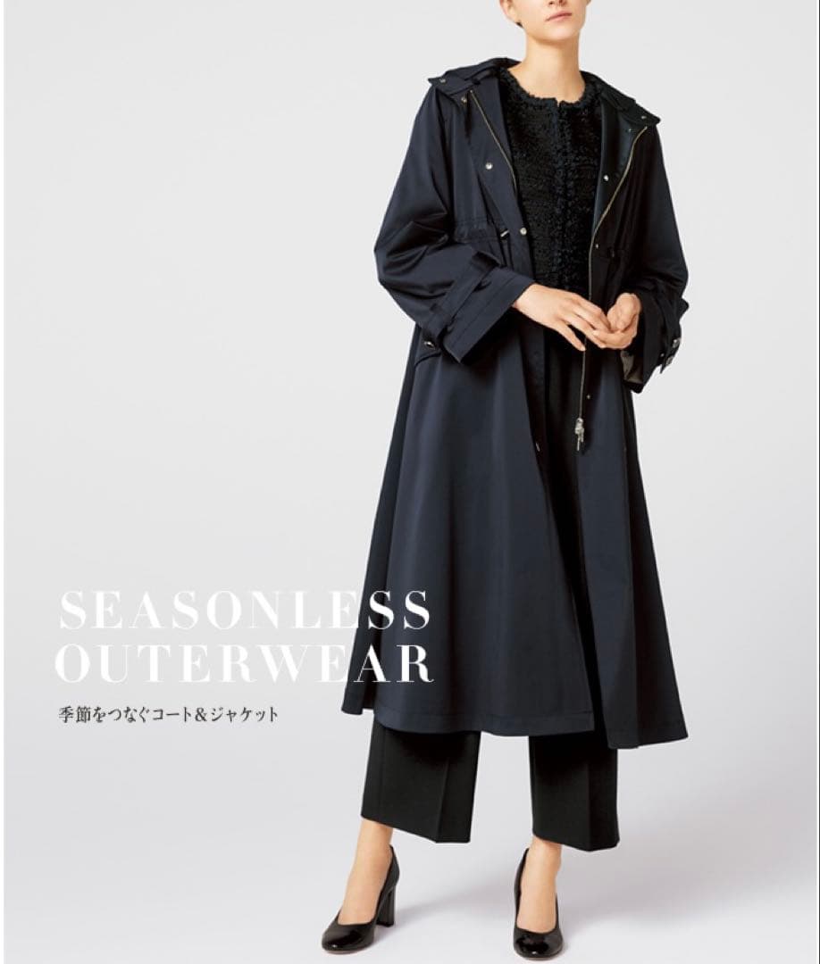 極美品✨定価17万 フォクシー The Inés Parka ロングコート 40