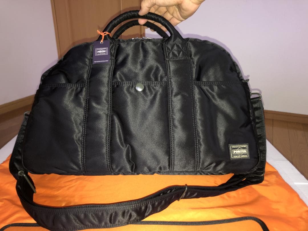 ほぼ新品　ポーター　タンカー　新生　2way ボストン　バッグ　ショルダー　旅行