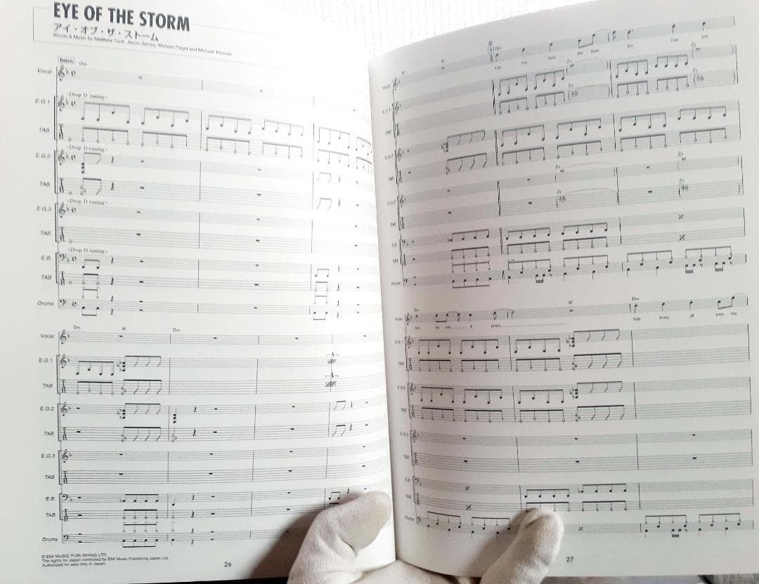 「BULLET FOR MY VALENTINE」 洋楽バンドスコア　良品♪