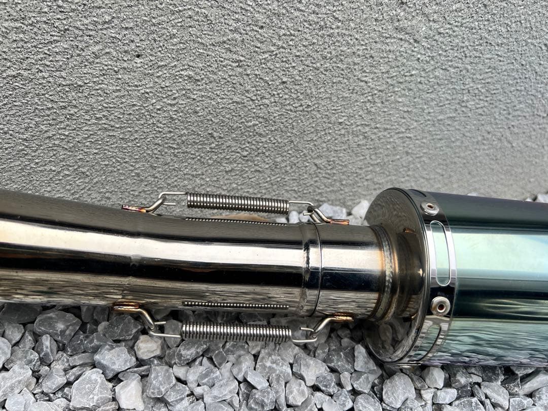 ホーネット250 Realize スリップオンマフラー 引取り可