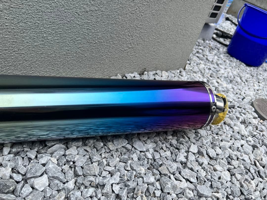 ホーネット250 Realize スリップオンマフラー 引取り可