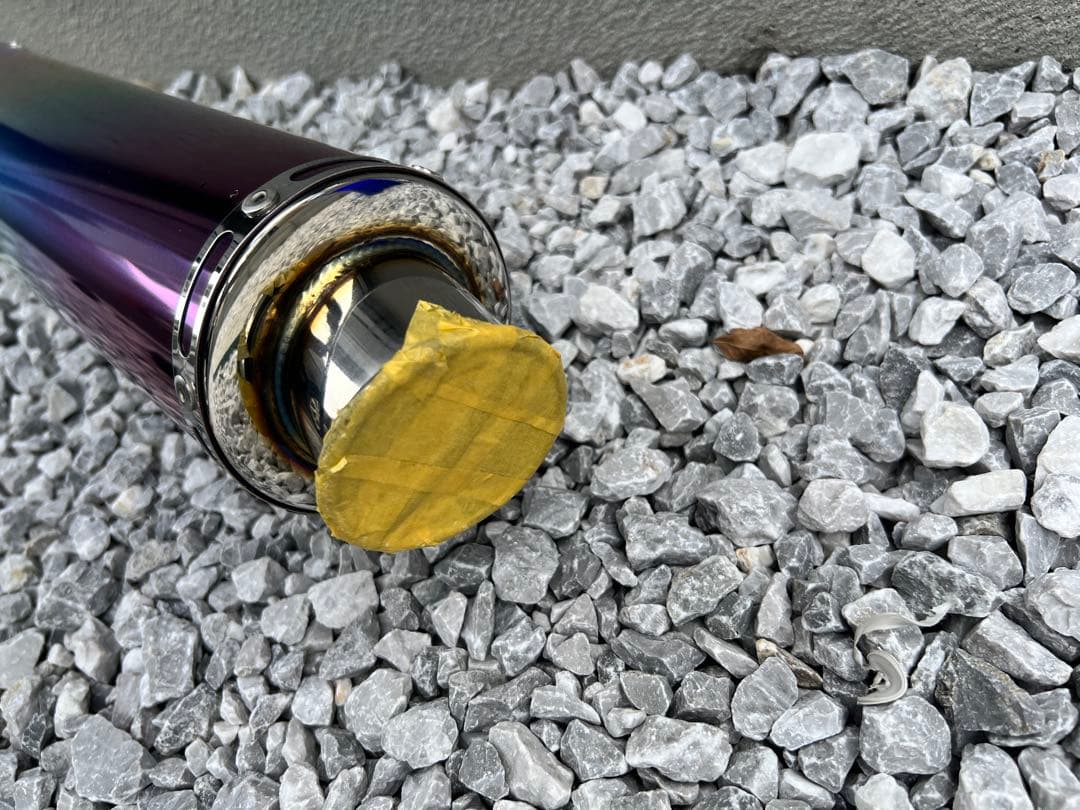 ホーネット250 Realize スリップオンマフラー 引取り可