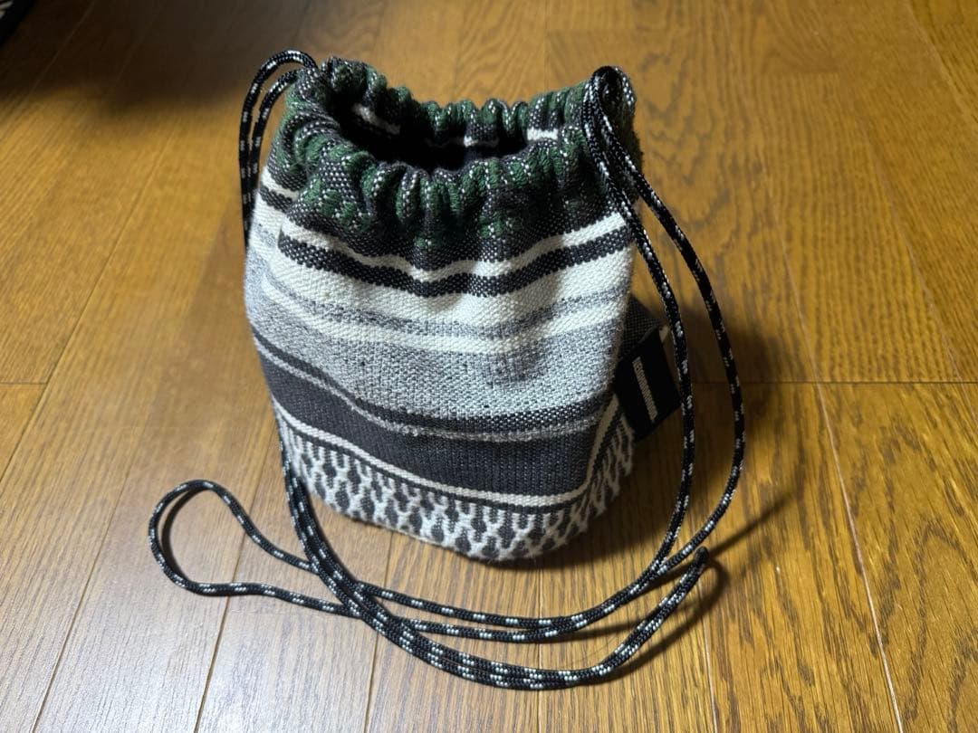 NEIGHBORHOOD ストライプ柄 巾着袋