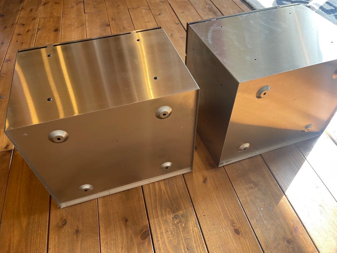 ステンレス製4段引き出しポスト2セット