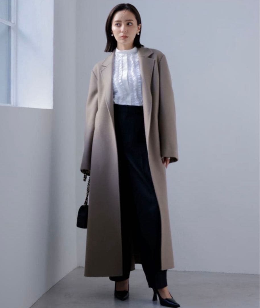 anuans アニュアンス♡リバーロングチェスターコート