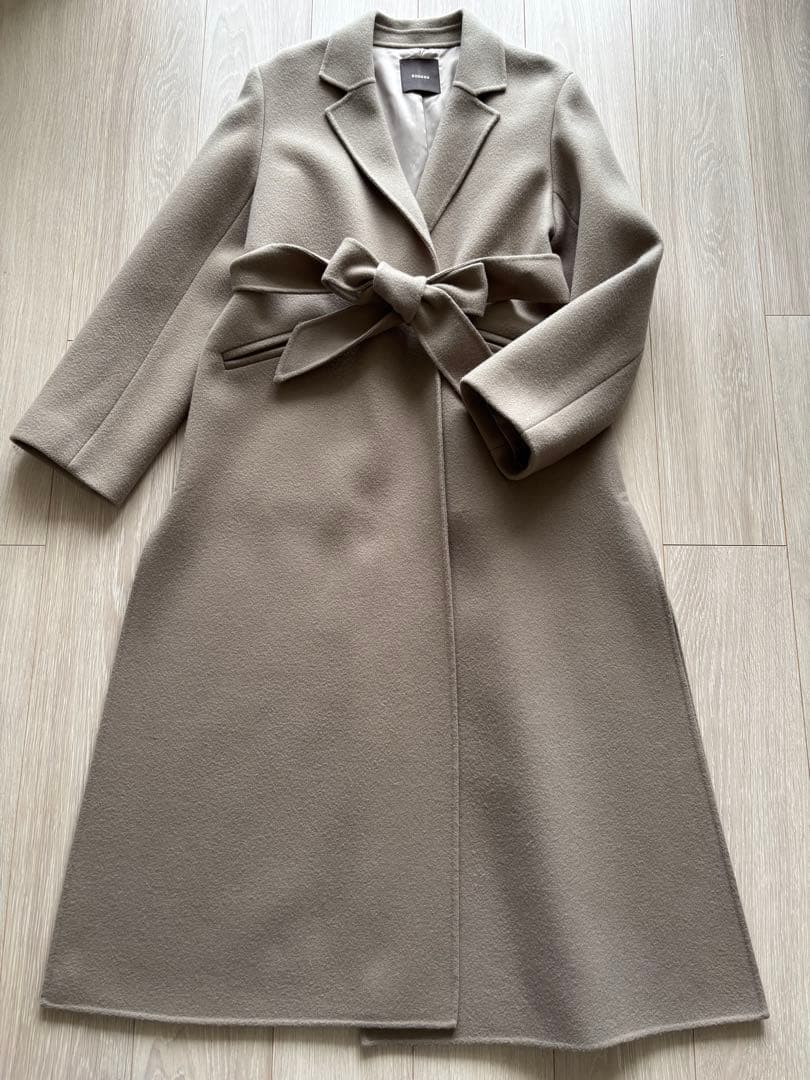 anuans アニュアンス♡リバーロングチェスターコート