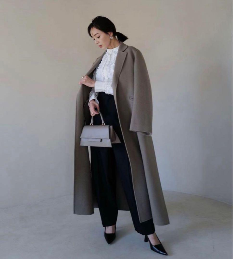 anuans アニュアンス♡リバーロングチェスターコート