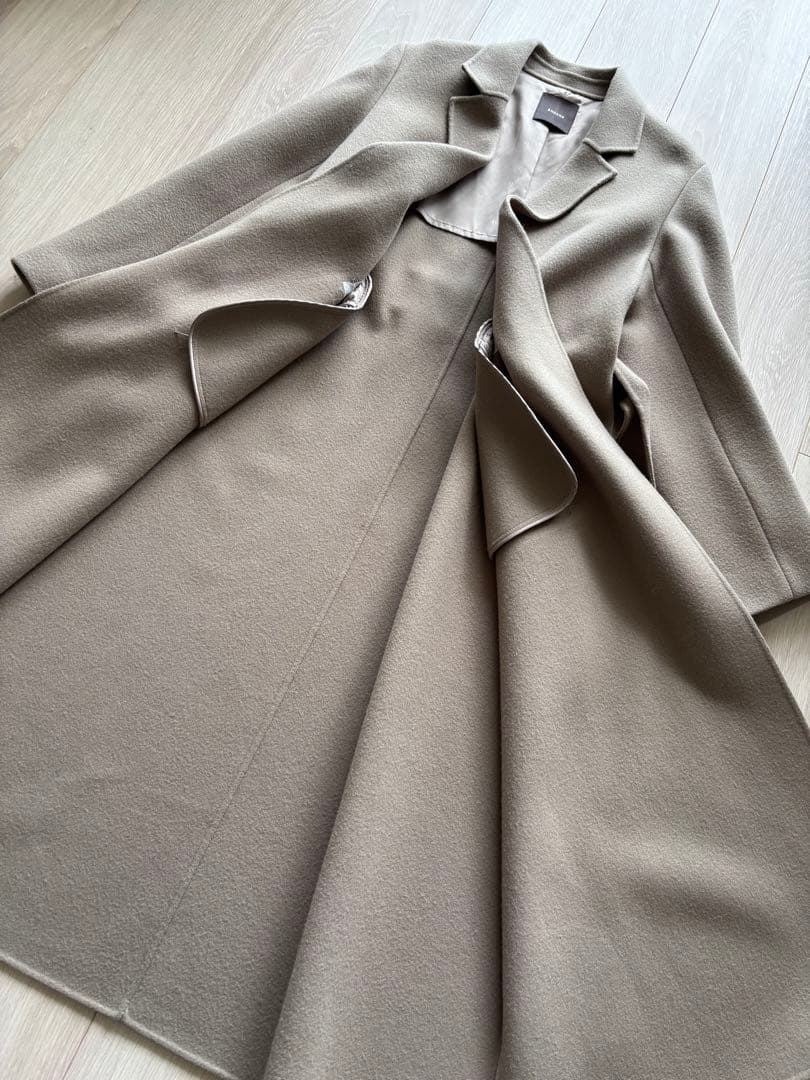 anuans アニュアンス♡リバーロングチェスターコート