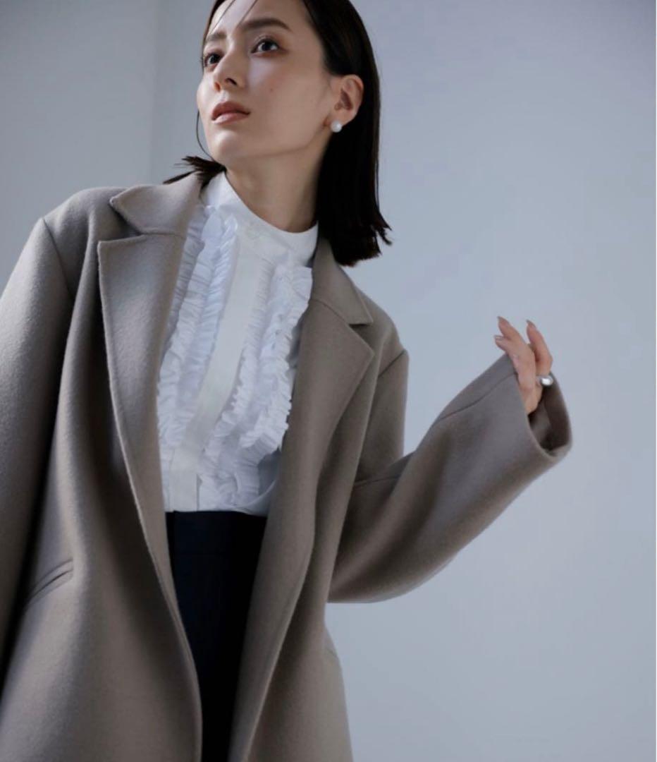 anuans アニュアンス♡リバーロングチェスターコート