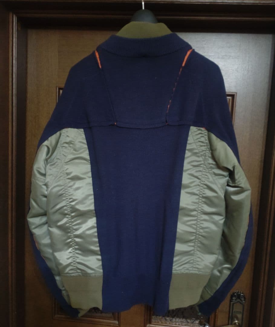 ジャケット・アウター Sacai 22SS Nylon Twill Mix Blouson MA-1