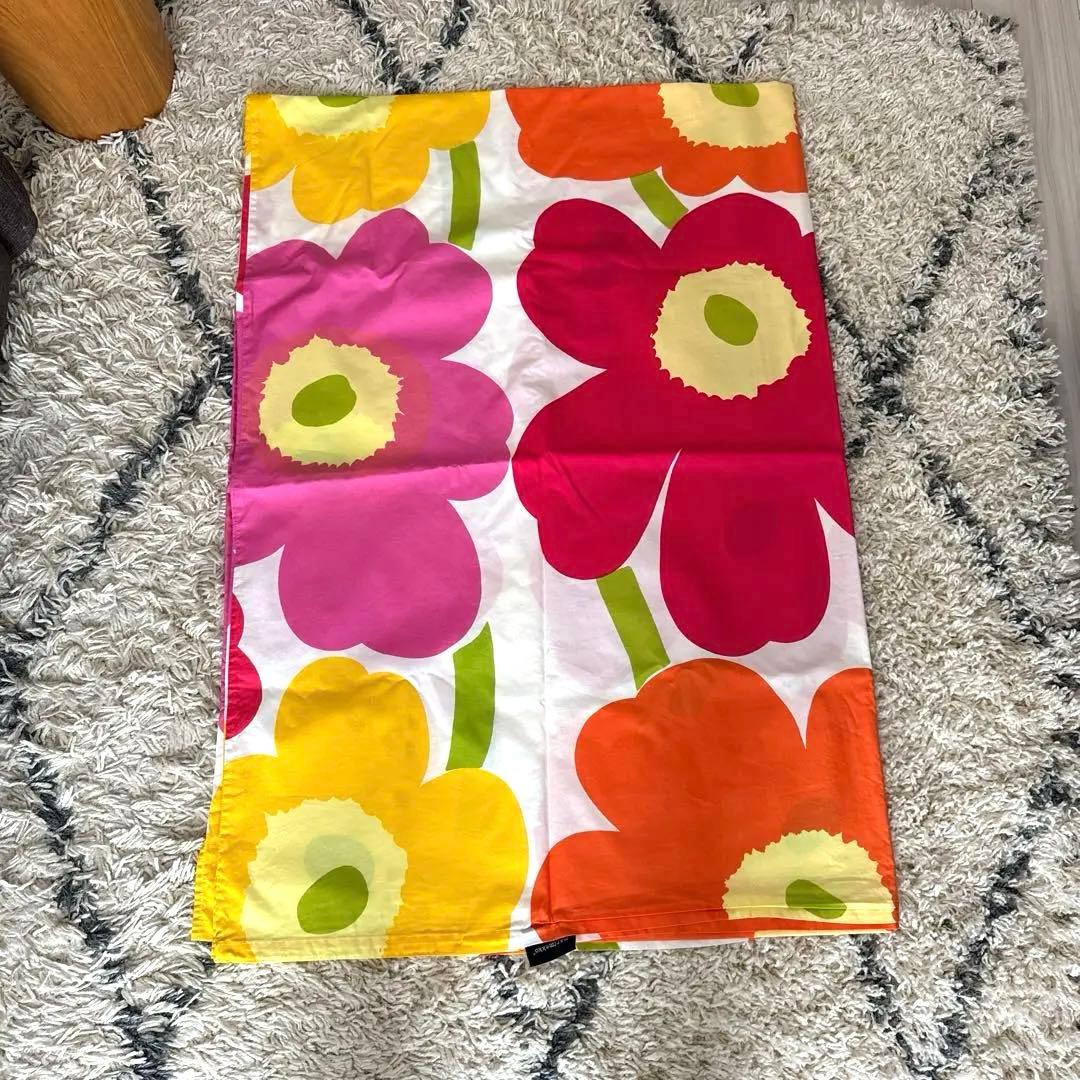 マリメッコ　掛け布団カバー　枕カバー付き　シングルサイズ