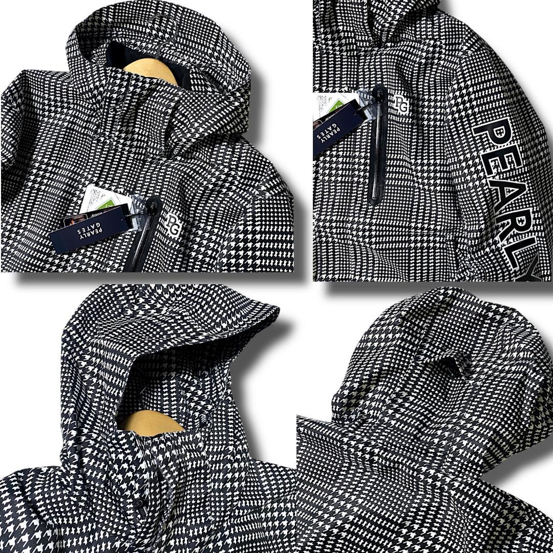 定価10.6万 L パーリーゲイツ 千鳥格子柄 スノーウェア スノボ 上下セット