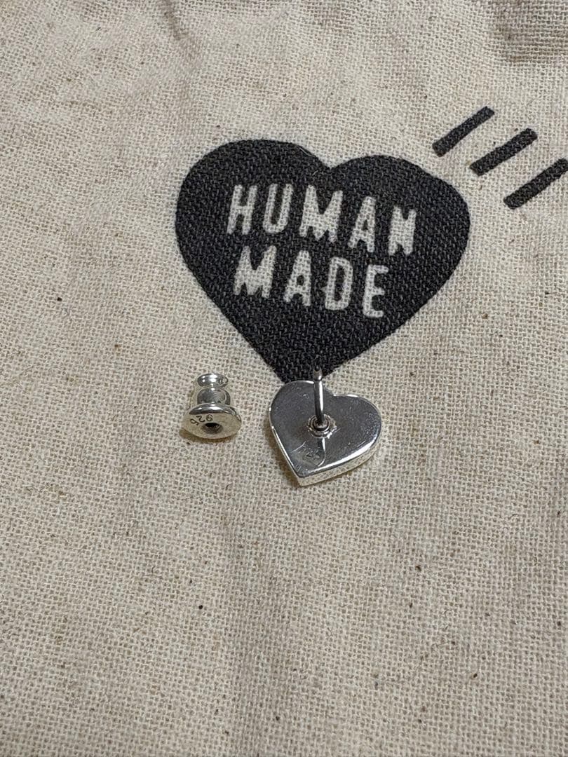 アクセサリー Human Made HEART SILVER EARRING SILVER