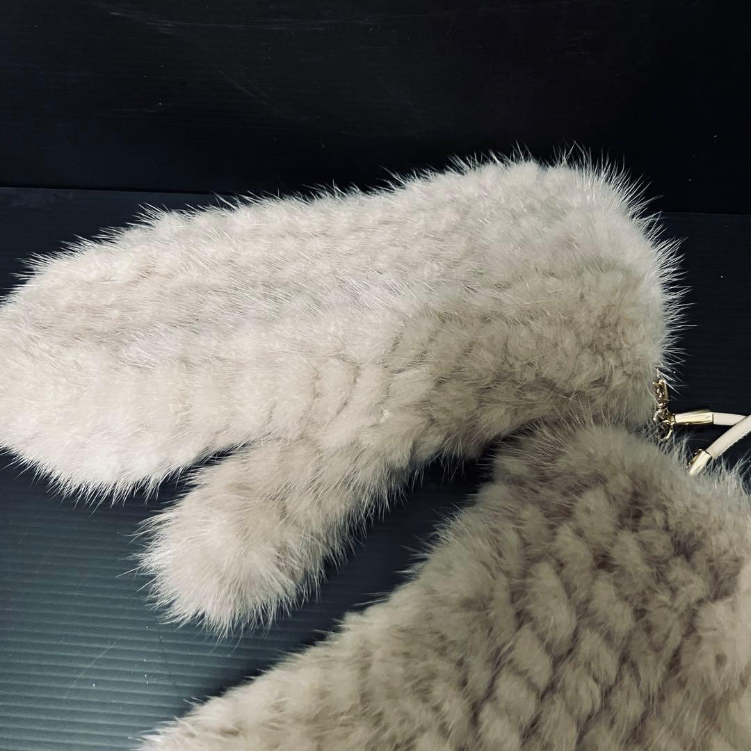 MaxMara ミンクミトン　グレジュカラー　マックスマーラ