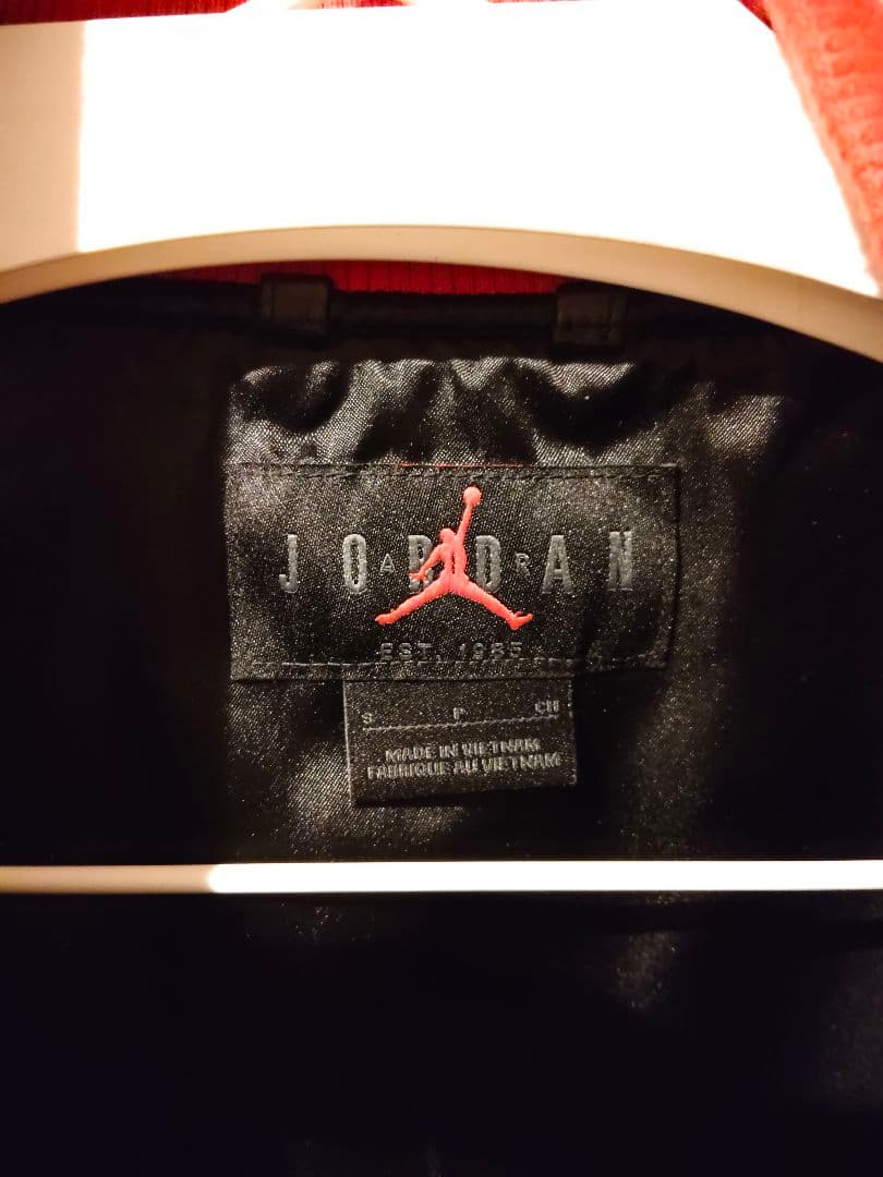 Jordan AwakeNY バーシティJacket S Redスタジャン