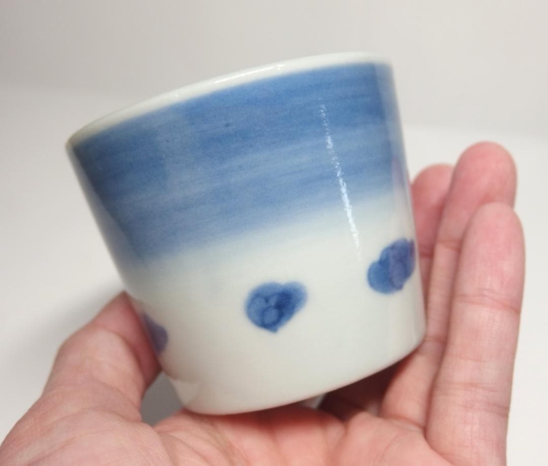 古伊万里染付梅花文蕎麦猪口/小ぶりサイズ