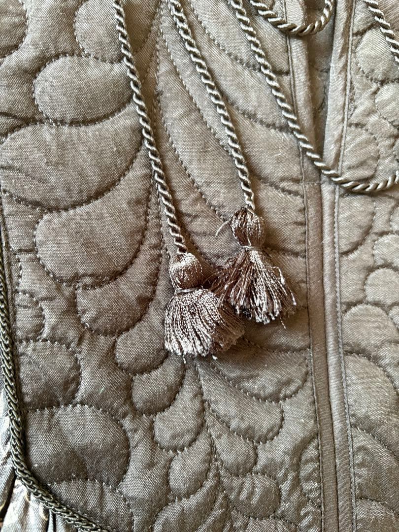 【ne Quittez pas】25AW プリントヨークドレス M