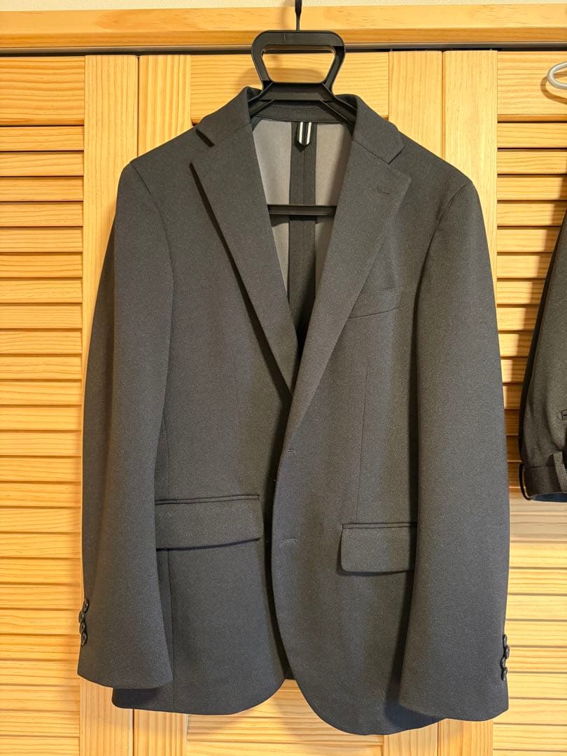 スーツスクエア　SUIT SQUARE スマみえセットアップ　グレー　M