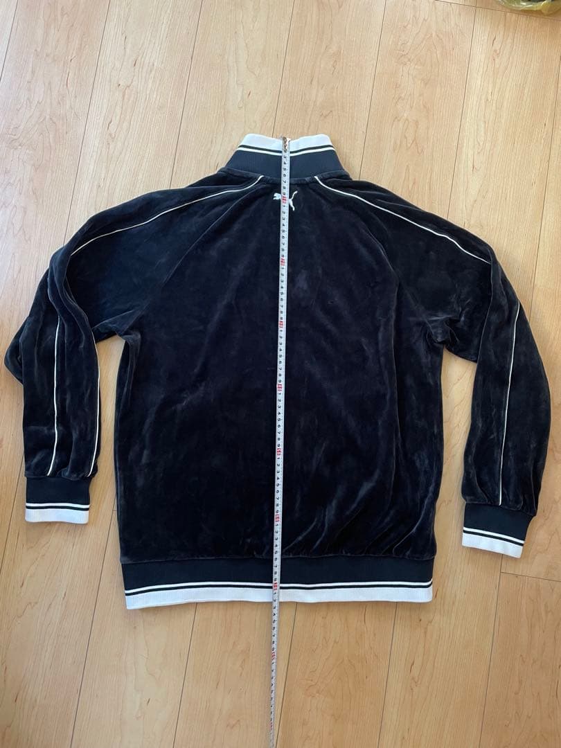 プーマ　PUMA ベロア 上下セットアップ　ジャージ ブラック L