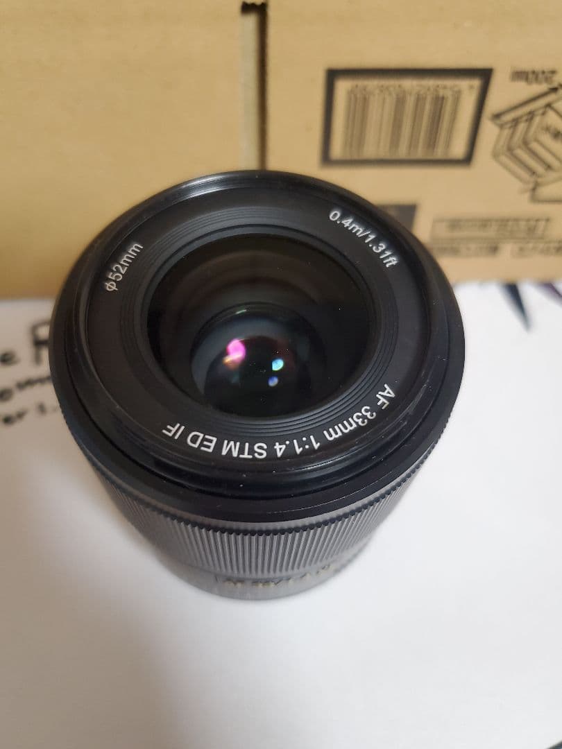 VILTROX AF 33mm F1.4 STM 短焦点レンズ 箱なし