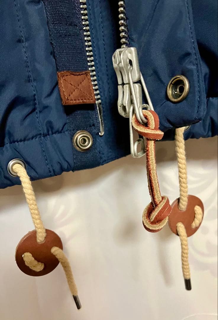 Polo Ralph Lauren フード付ダウンベストＳ美品ポロラルフローレン
