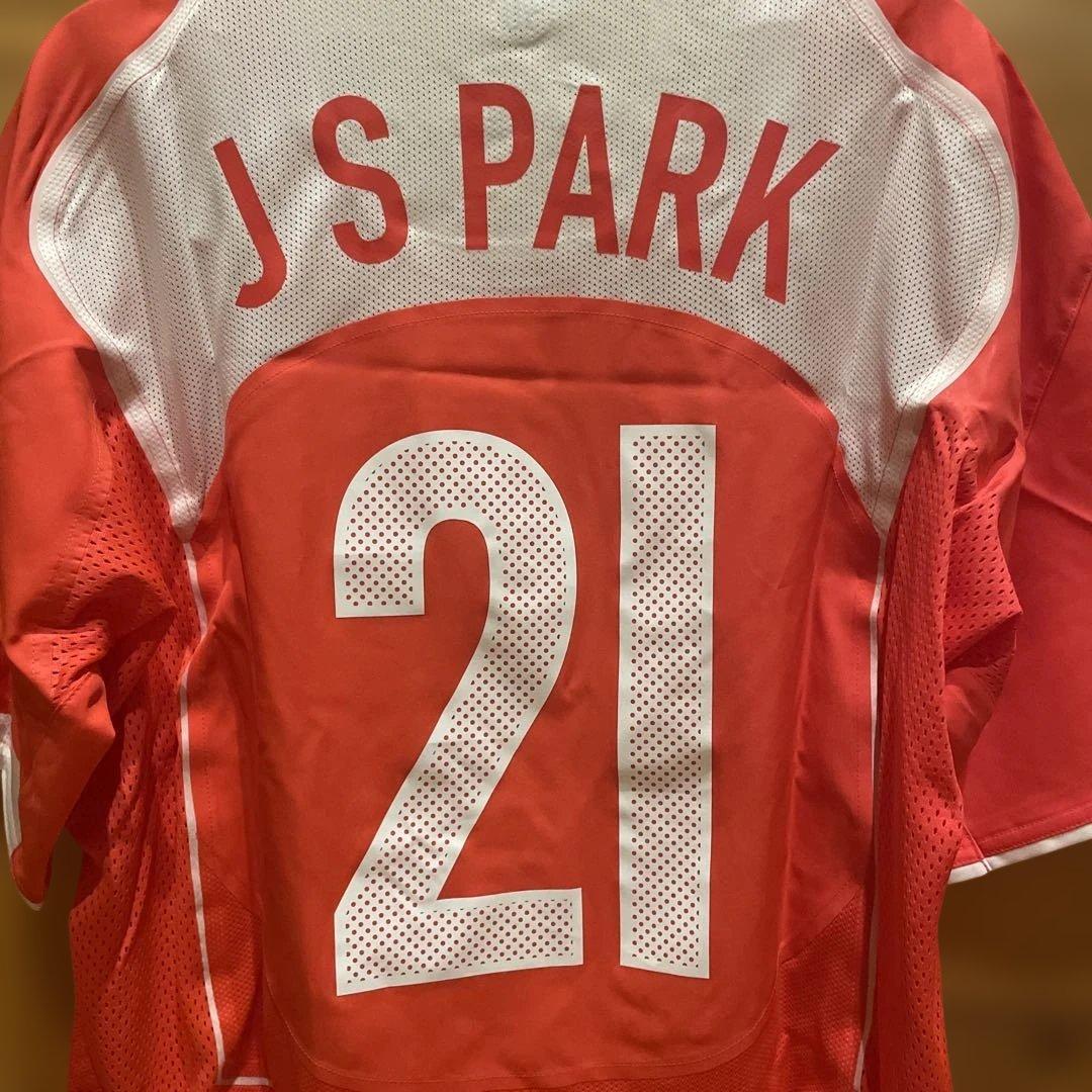 ナイキ　韓国チーム　ユニフォーム　パクチソン　L 2004