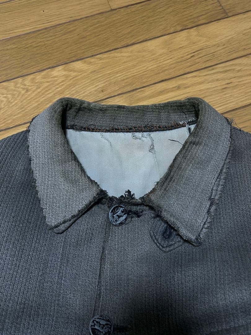 40年代 フランス コットンピケ ハンティング ジャケット