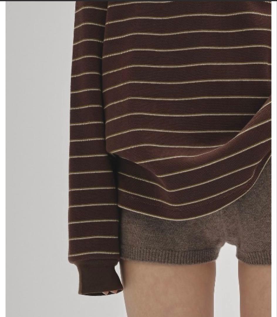 TODAYFUL Border Long T-shirts ブラウン