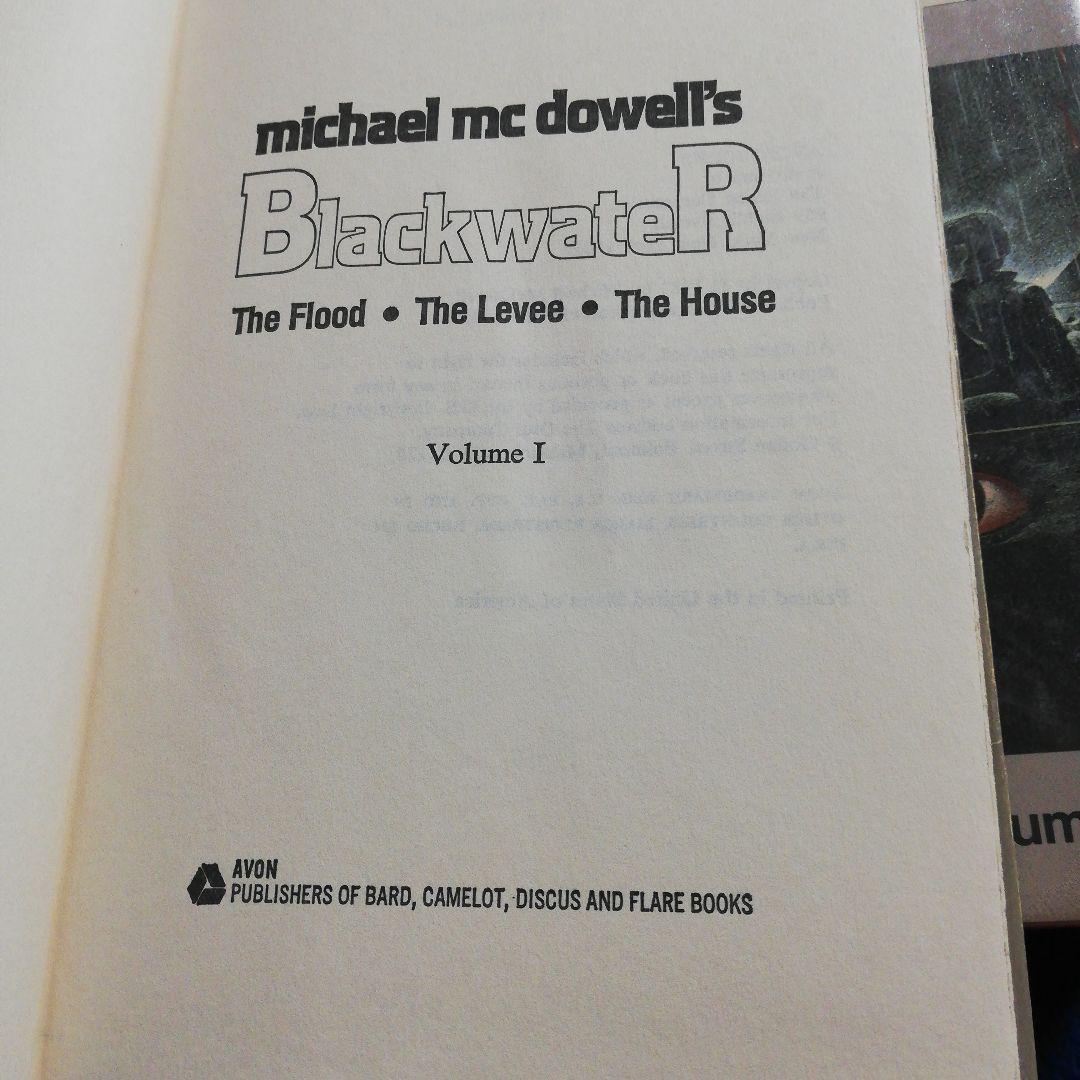 洋書 Blackwater 2 Volumes by Michael McDowell
