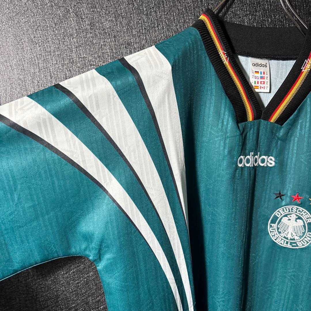 【★ドイツ代表】 adidas 古着 サッカー レトロ ユニフォーム XL 半袖