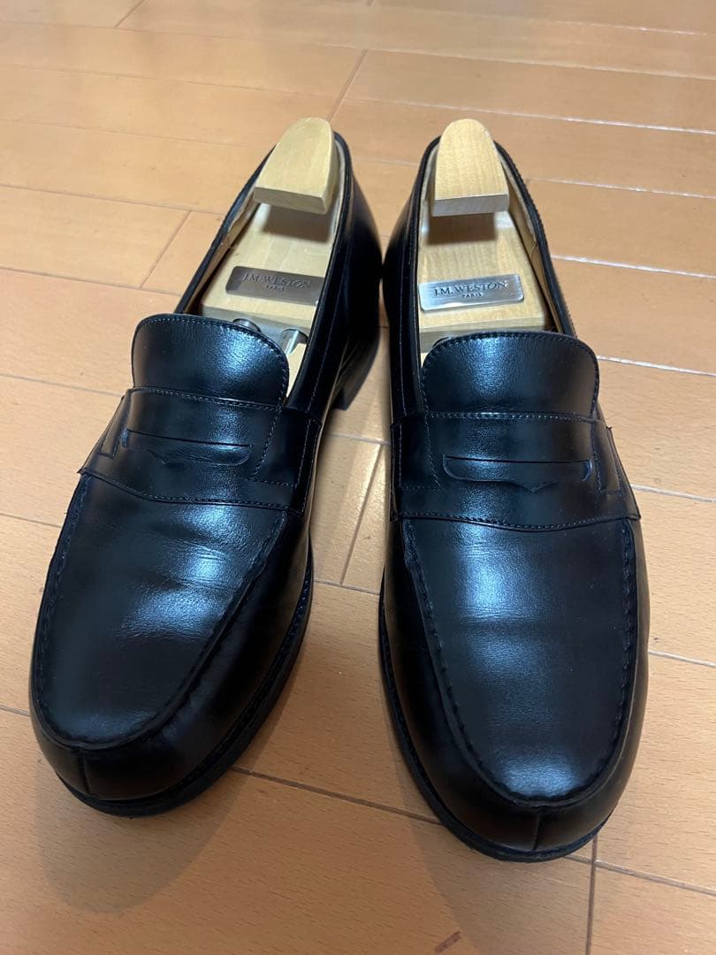 J.M.WESTON シグニチャーローファー180　5ハーフC純正シューツリー付