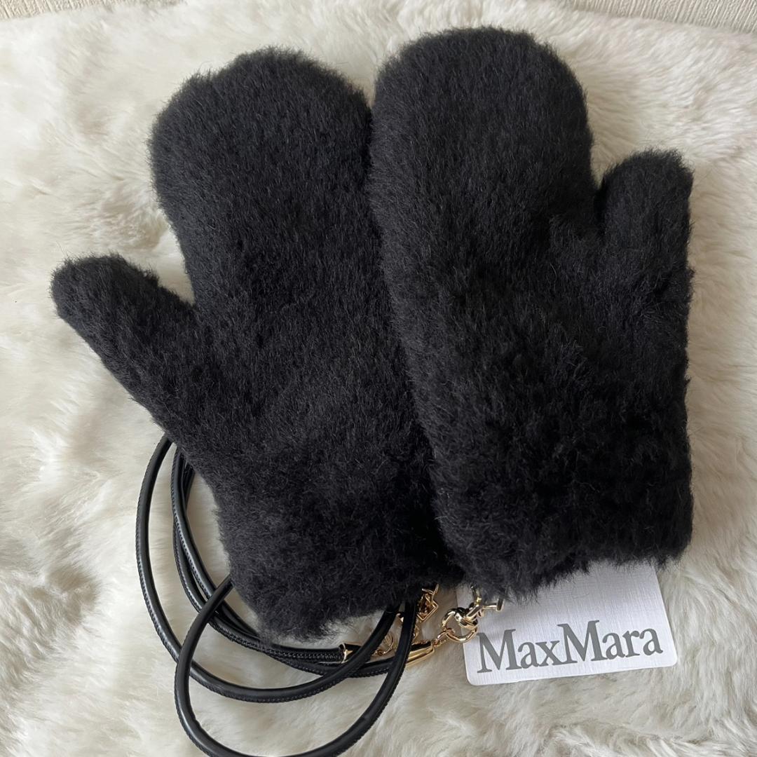 (๑•̀ㅂ•́)و✧ Max Mara グローブ テディベア ミトン 手袋