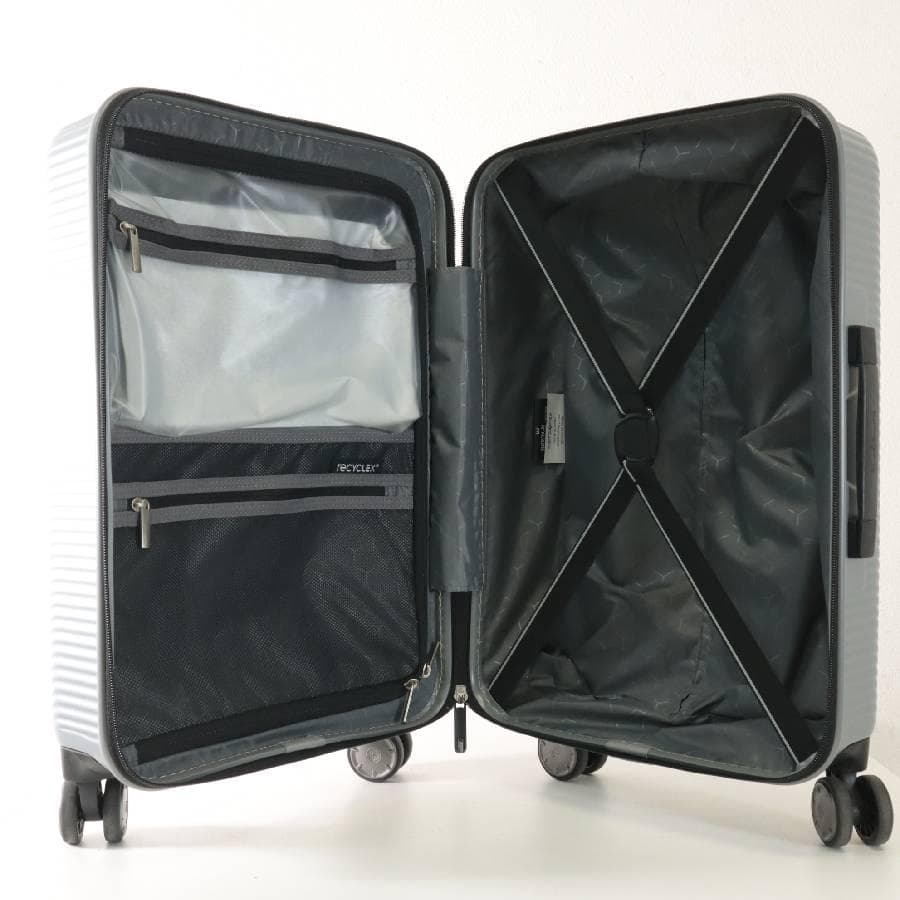 値下 展示品 サムソナイト エレメント XLT スーツケース 20インチ シルバ