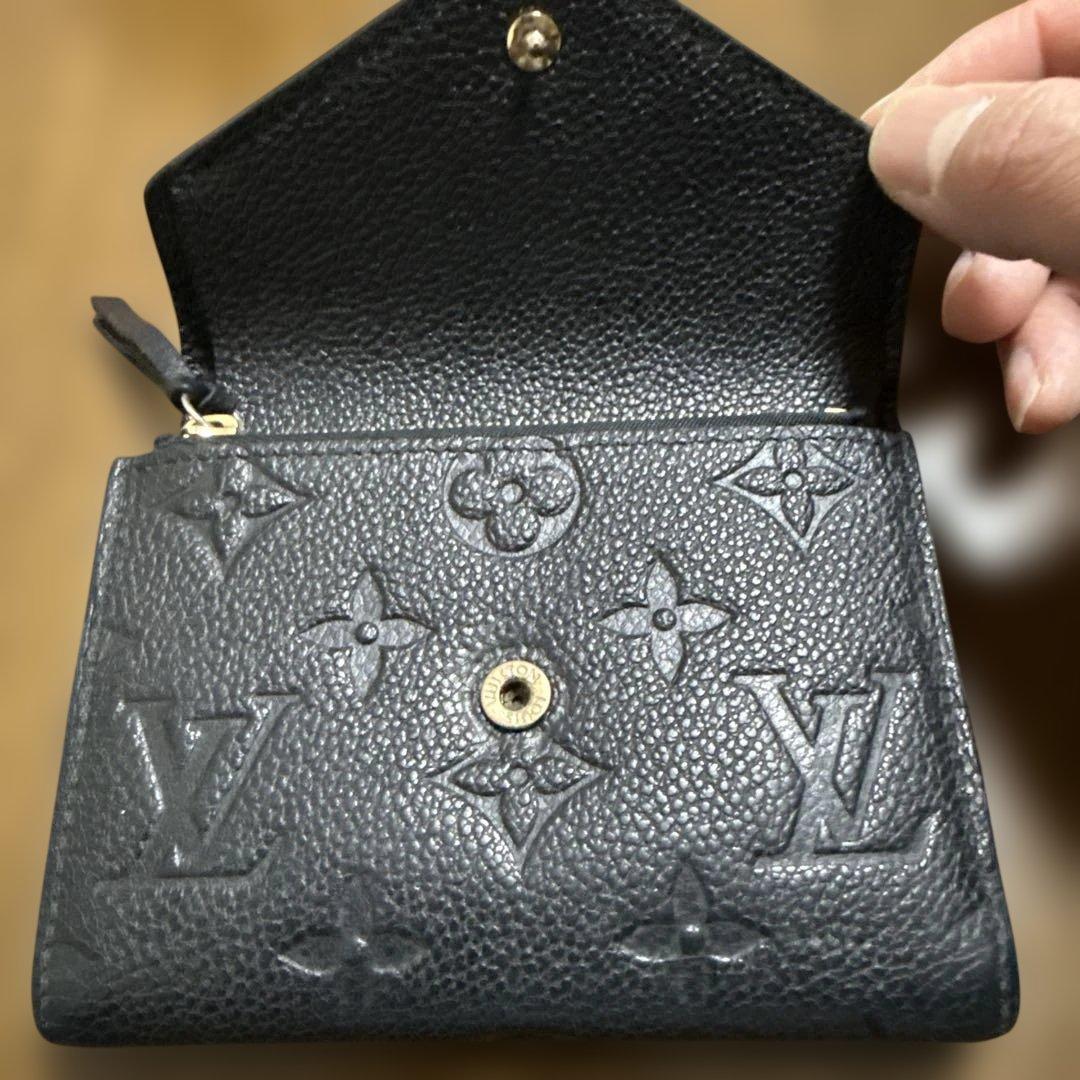 Louis Vuitton ポルトフォイユ・ヴィクトリーヌ ブラック　美品