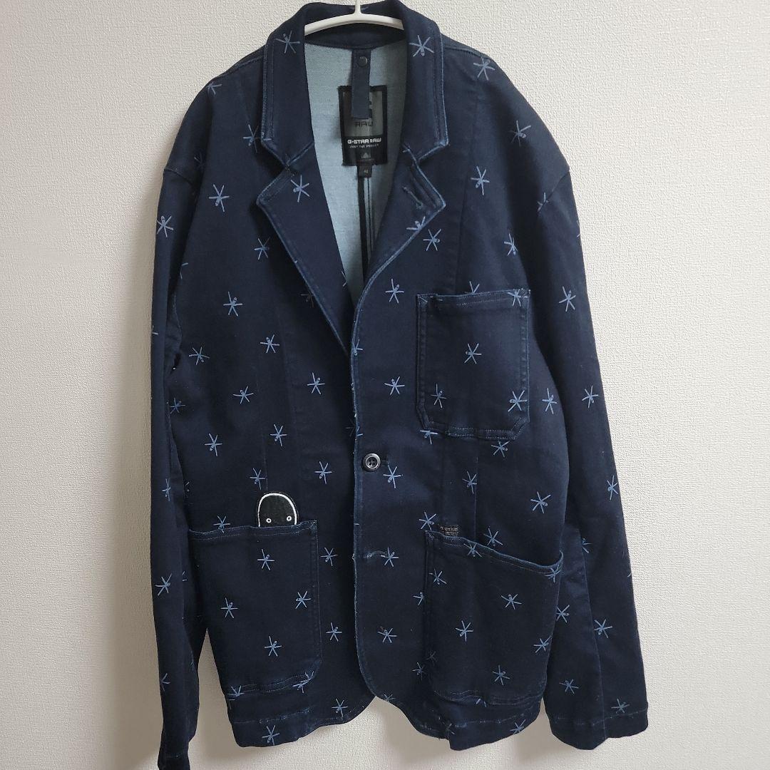 G-STAR RAW ネイビー テーラードジャケット 48